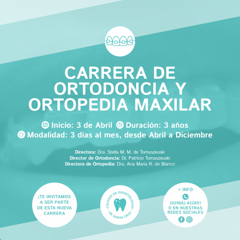 Nueva carrera de Ortodoncia y Ortopedia Maxilar para los odontólogos de Santa Cruz